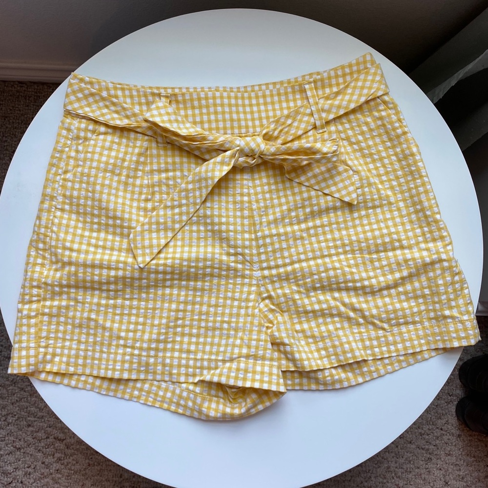 Plaid Tie Shorts